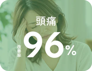 頭痛 改善率96%
