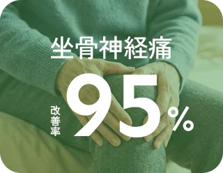 坐骨神経痛 改善率95%